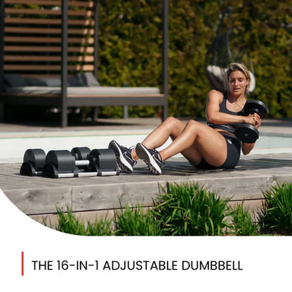 Adjustable Dumbbell Set 5-80 lbs